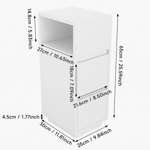 Bedside cabinet bedroom side - bedroom,
