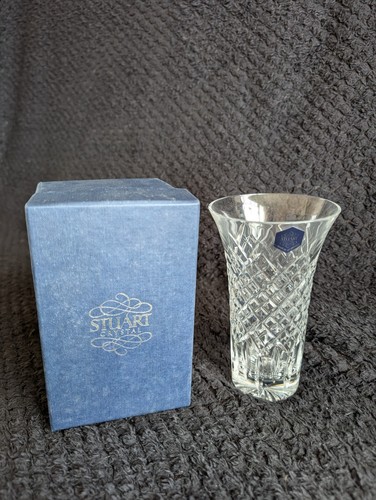 Crystal vase boxed - crystal,