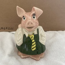 Vintage NatWest Piggy Bank - Sister pig ‘Annabel’ with original  NatWest stopper