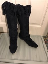 BNWT ATMOSPHERE NAVY FAUX