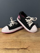 Heelys Fresh X2 Classic Black/Pink/White Skate Shoes Trainers Girls UK 13 EU 32