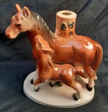 VIntage ceramic Horse Lamp