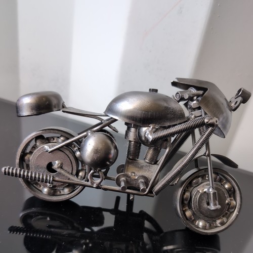Handmade metal motorcycle - metal,