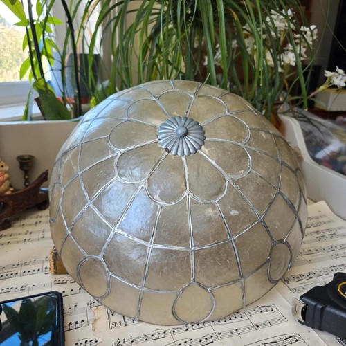 Vintage capiz shell shade
