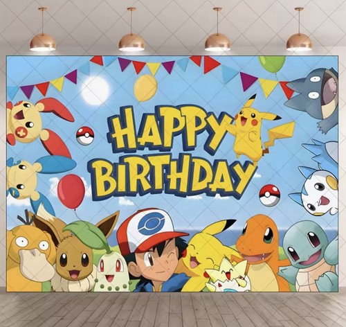 120cm x90cm pokemon pikachu - x90cm,