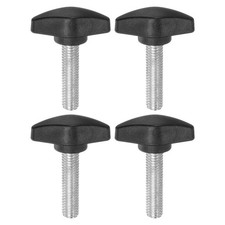 4pcs M8 x 30mm Male Thread Tee