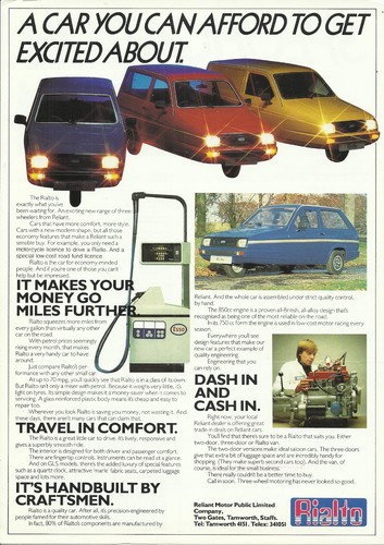 Reliant rialto door - reliant, 2
