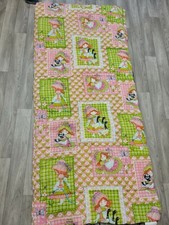 Holly Hobbie Vintage Sears Katies Patchwork Sleeping Bag Quilted USA Rare