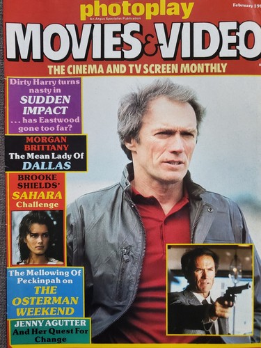 Photoplay feb 1984 clint - ,