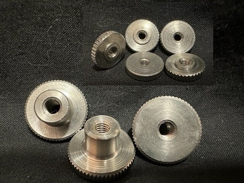 Knurled thumb nuts - m8,
