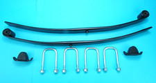 2 x Single Leaf Spring & Bump