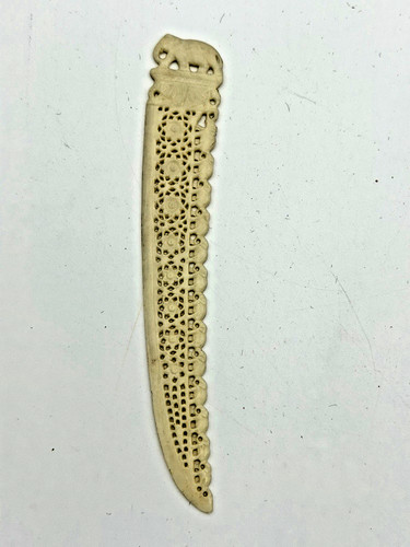 Vintage plastic bookmark - vintage,