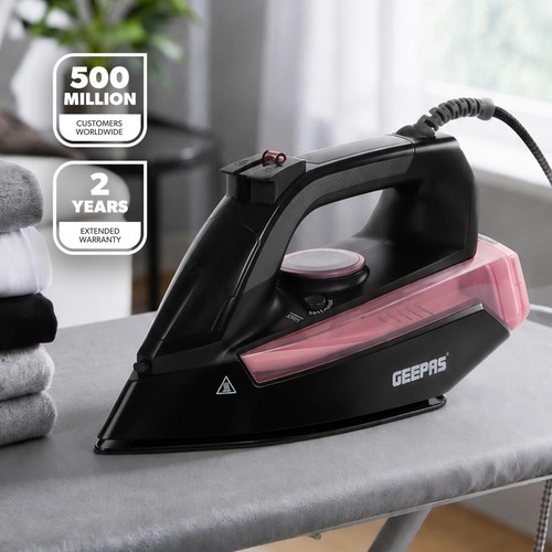 Geepas steam iron dry wet - geepas,