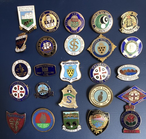 Cumbria bowling club badges - cumbria,