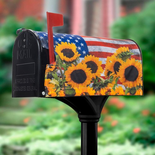 Patriotic sunflower magnetic - patriotic,