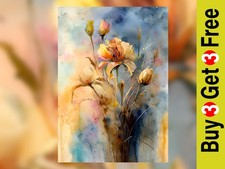 Vibrant Floral Watercolor