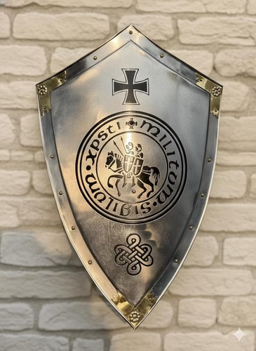 Templar knight heater shield - templar,
