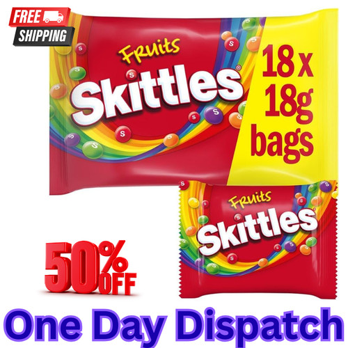 Skittles fruit funsize 324g - skittles,