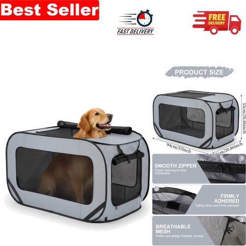 Foldable dog travel crate - foldable,