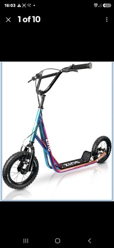 Zinc bmx scooter - zinc, 12-inch