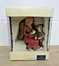 Villeroy & Boch Hope Angeli di Natale Ornament with Boy  5in Tall Boxed VGC