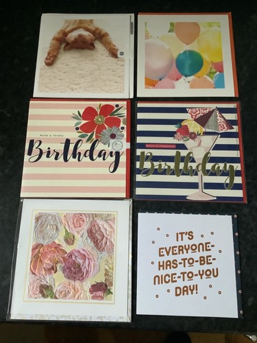 Mixed birthday cards - birthday,