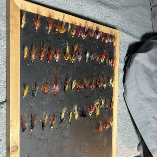 Salmon flies job lot - salmon,