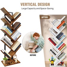 9 Tier Bookshelf Tree Shape