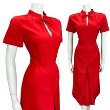 VTG 60S 70S MOD BRIGHT RED