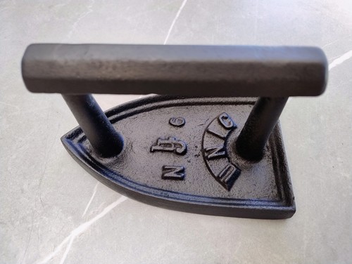 French antique flat - antique, iron/sad