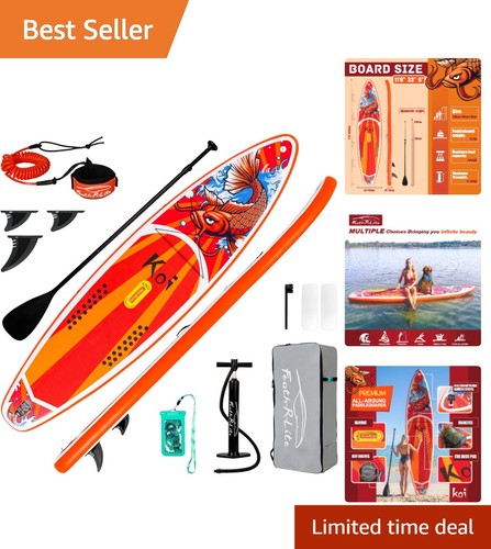Red inflatable paddle - 11'6'',