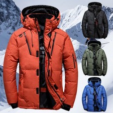 Mens Winter Quilted Warm Coat