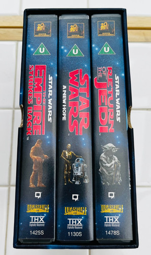 Star wars trilogy thx vhs - star,