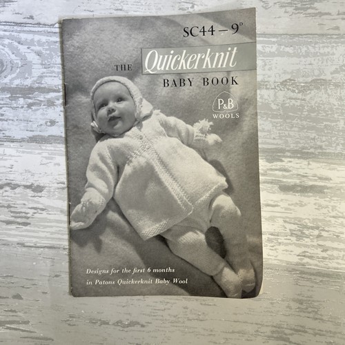 Vintage patons baby book - baby,