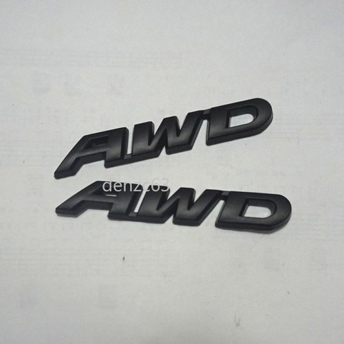 Black matte small awd metal - 2x,