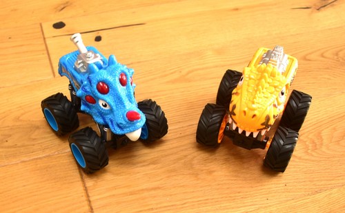 Dinosaur monster trucks toy - trucks,
