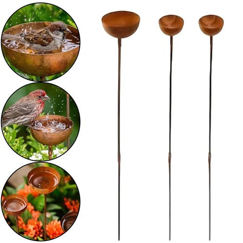 Tier bowl metal bird - 3-tier,