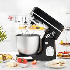 SUPERLEX 5L Food Baking Electric Stand Mixer 8 Speed Stainless Steel Mixing Bowl
