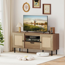 TV Stand Large Storage Rattan