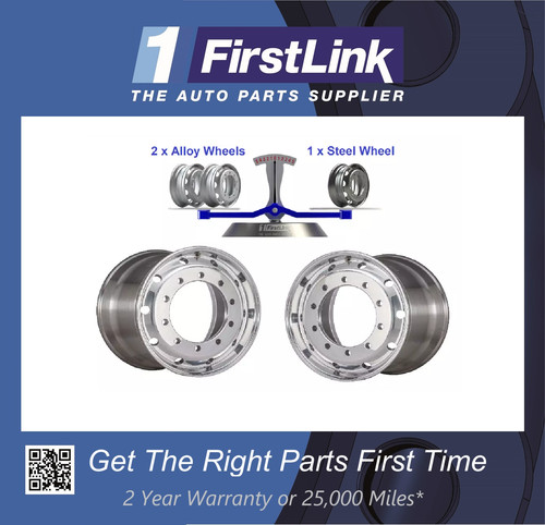 New 22 5 - 11.75, polished