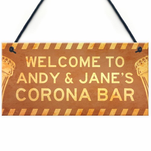 Novelty corona bar sign - novelty,