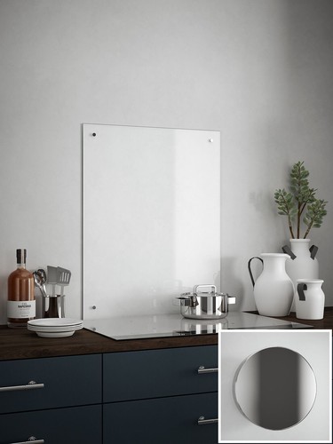 Glass splashback clear kitchen - glass,
