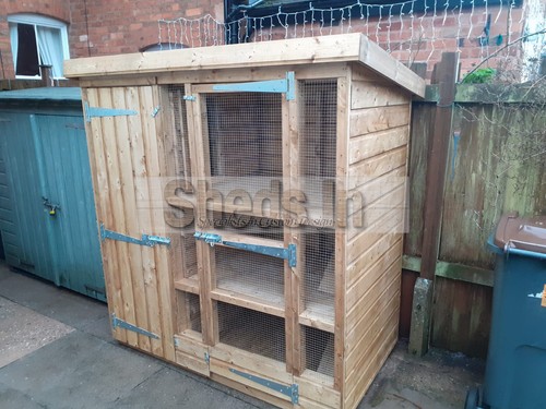 Multi tiered rabbit hutch - rabbit,