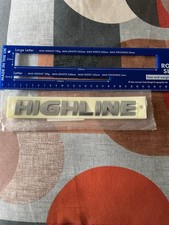 VW Transporter /Caddy ,"HIGHLINE" script badge logo ,2K3 / 7E0