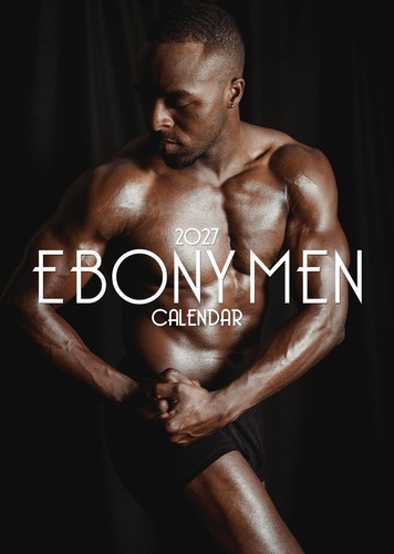 Ebony men calendar 2027 - ebony, a3