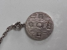 Hallmarked round silver 1977