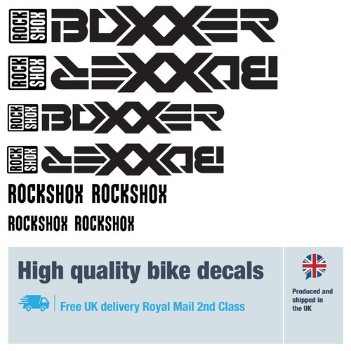 Rockshox boxxer fork decals - rockshox,