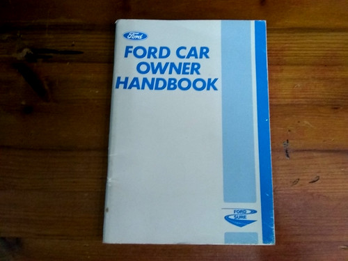 Ford owners handbook august - ,,