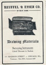 Magazine Ad - 1904 - Keuffel &