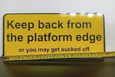 British Rail Platform Sign Board